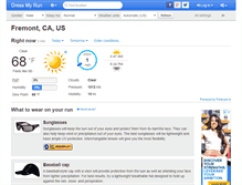 Tablet Screenshot of dressmyrun.com